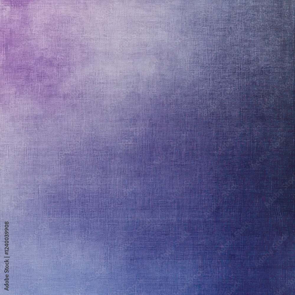 Cool periwinkle tones shift into pale silver, enhanced with fine grain textures, creating a visually elegant and soft design.