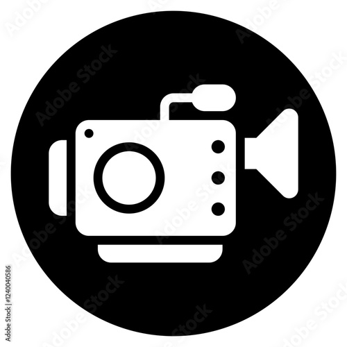 videography glyph icon