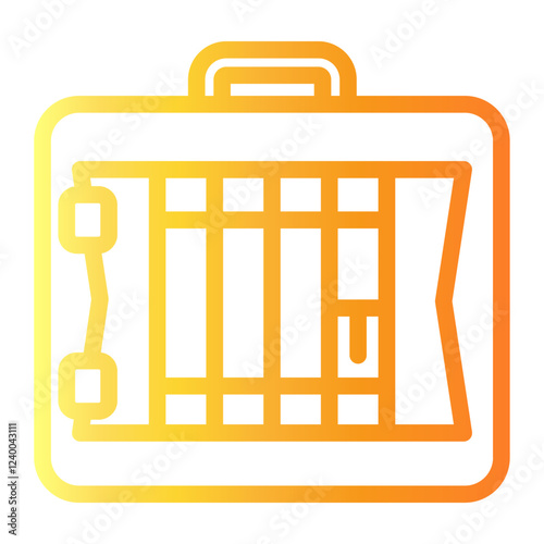 cage Line Gradient Icon