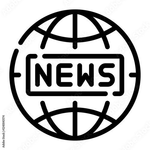 news line icon