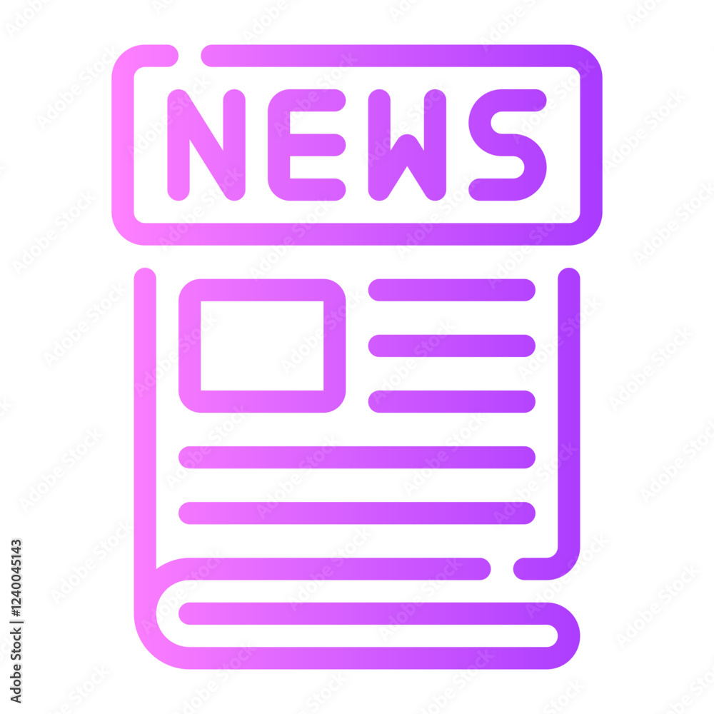 news gradient icon