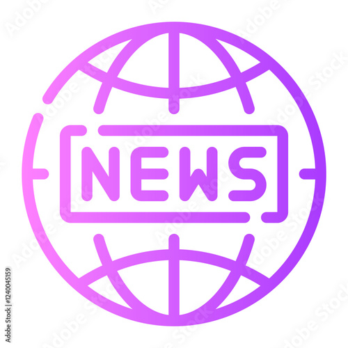news gradient icon