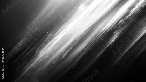 Abstract Diagonal Lines in Shades of Black and Grey