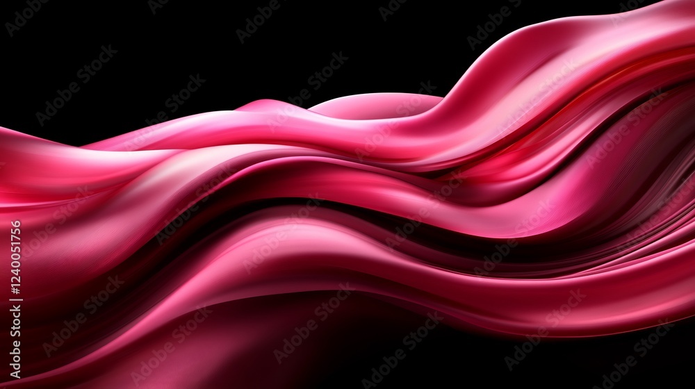 Abstract Crimson Waves: A Symphony of Flowing Hues Abstract Crimson Waves: A Symphony of Flowing Hues