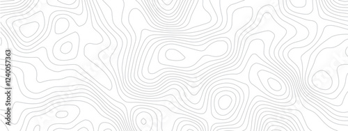 Abstract pattern with lines seamless pattern and topography. sea map and mounted map area space geometrics line technology topo landscape grid map discovery area. Modern design white background.	