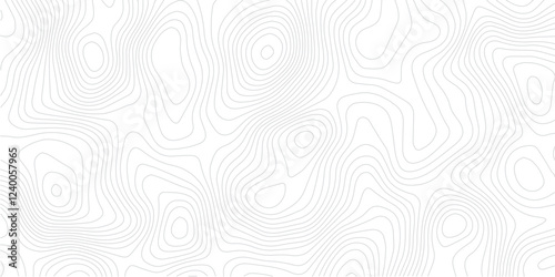 Seamless Grid Pattern Combining Topography, Technology Lines, and Discovery Areas Represented in Geometric Styles
