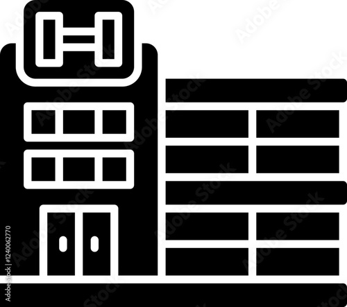 Gym center icon