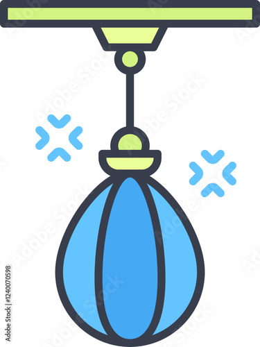 Boxing bag icon