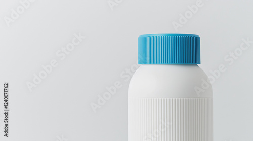 White Plastic Bottle with B...