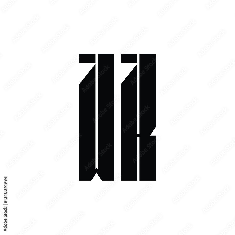 WK monogram logo design letter text name symbol monochrome logotype alphabet character simple logo WK monogram logo design letter text name symbol monochrome logotype alphabet character simple logo
