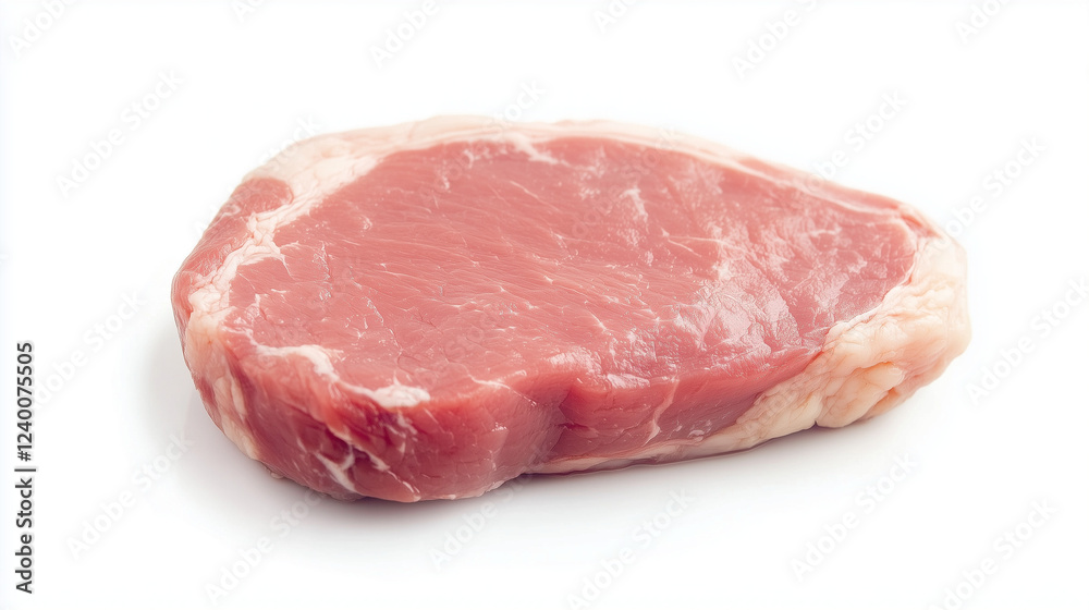 Prime Cut Steak: A perfectly marbled, raw steak, ready to be grilled or pan-seared. Its rich red hue and delicate fat marbling promise a succulent and flavorful dining experience. Prime Cut Steak: A perfectly marbled, raw steak, ready to be grilled or pan-seared. Its rich red hue and delicate fat marbling promise a succulent and flavorful dining experience.