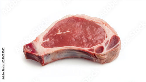 Raw Rib Eye Steak: A succul...