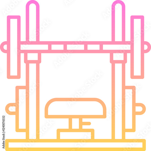 Bench press icon