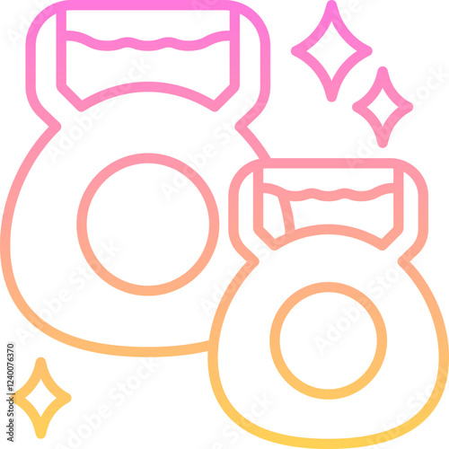 Kettle bell icon