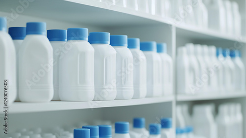 Rows of Plastic Bottles: Ne...