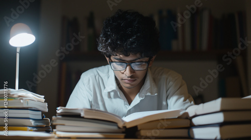 Student Under the Lamplight...