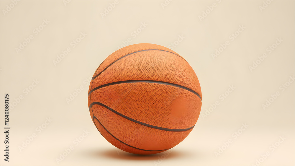 basketball isolated on cream background. basketball isolated on cream background.