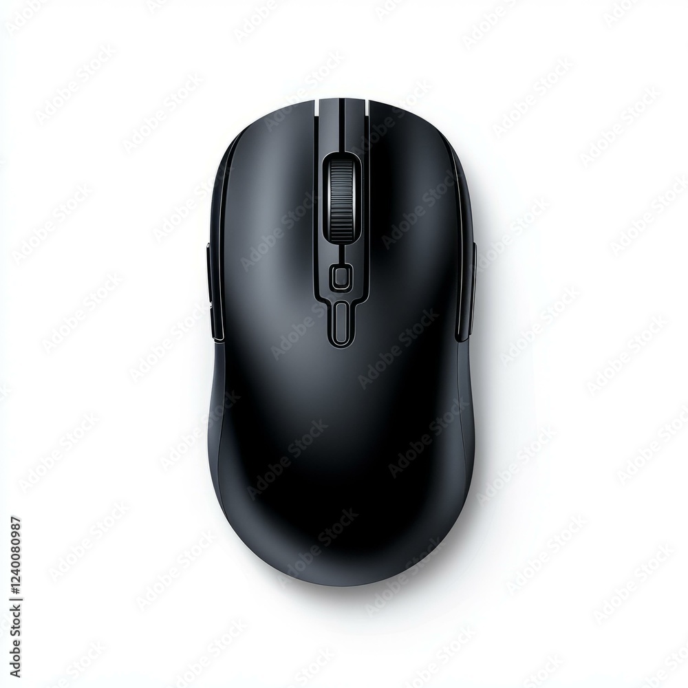 Computer mouse isolated on transparent background with white surface for modern digital use Computer mouse isolated on transparent background with white surface for modern digital use