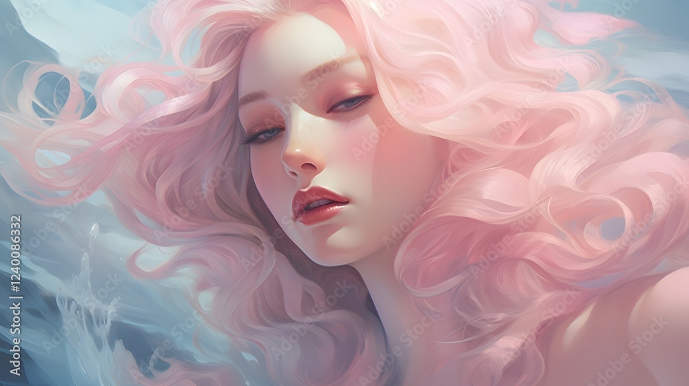 A serene and tranquil mental state illustrated with soft muted pastel hues and gentle undulating waves creating a calming and meditative atmosphere A serene and tranquil mental state illustrated with soft muted pastel hues and gentle undulating waves creating a calming and meditative atmosphere