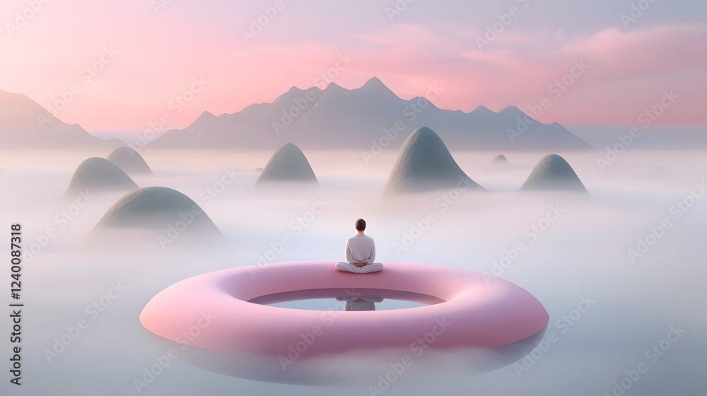 Tranquil and peaceful visual representation of mindfulness featuring serene natural imagery with soft gradients evoking a sense of calm wellness and spiritual harmony Tranquil and peaceful visual representation of mindfulness featuring serene natural imagery with soft gradients evoking a sense of calm wellness and spiritual harmony