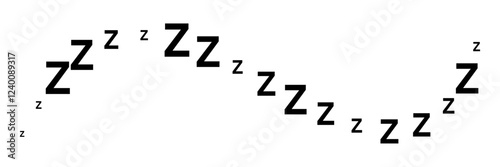 zzz brush stroke for illustrator