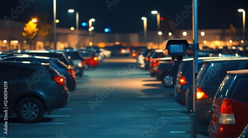 Night parking lot surveillance