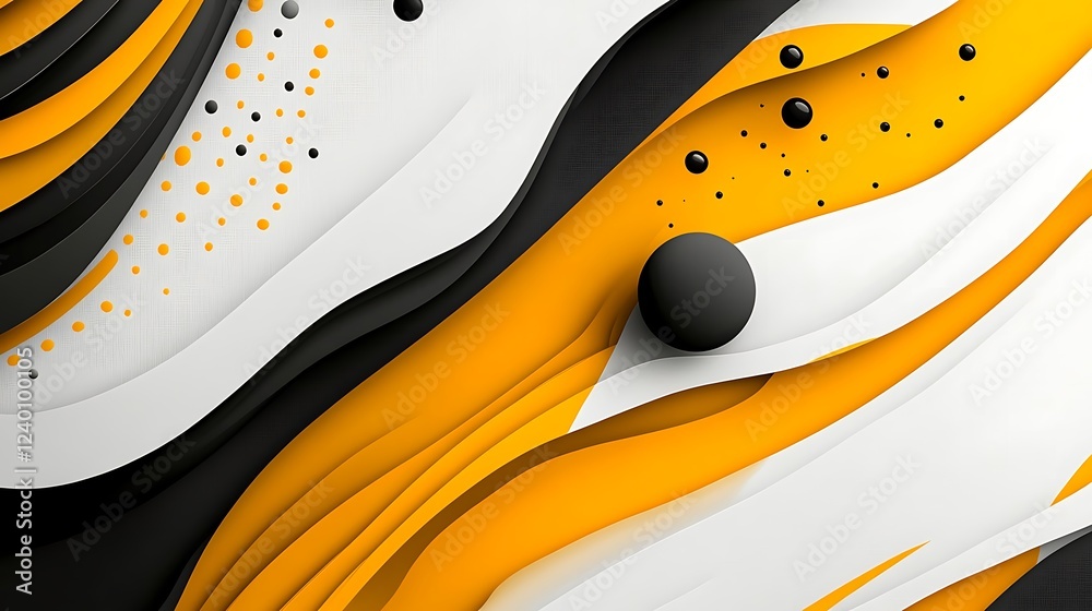 Obraz premium Modern style abstract background yellow gray