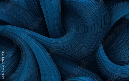 Blue curved stereoscopic background image, whirlwind, texture banner photo