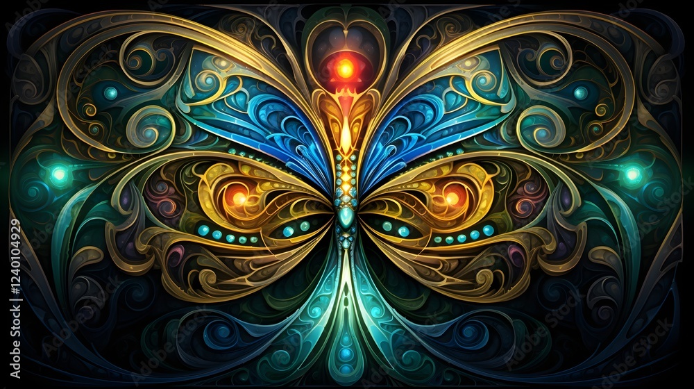 Captivating Fractal Designs with Rich Colors and Symmetrical Patterns Visually stunning abstract digital artwork created using advanced algorithms and computer graphics techniques Captivating Fractal Designs with Rich Colors and Symmetrical Patterns Visually stunning abstract digital artwork created using advanced algorithms and computer graphics techniques