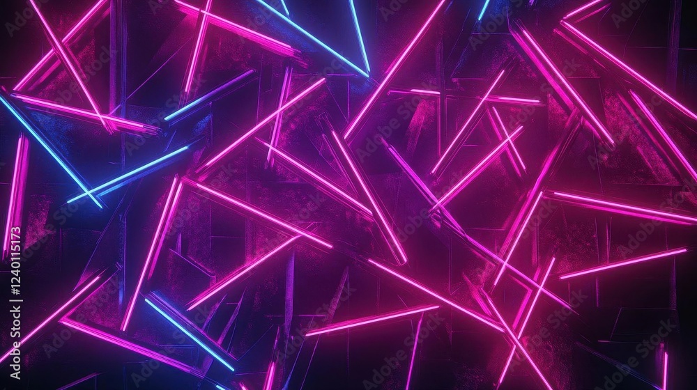 Optical Data Streams Flowing Through Futuristic Digital Network in Dark Environment Optical Data Streams Flowing Through Futuristic Digital Network in Dark Environment
