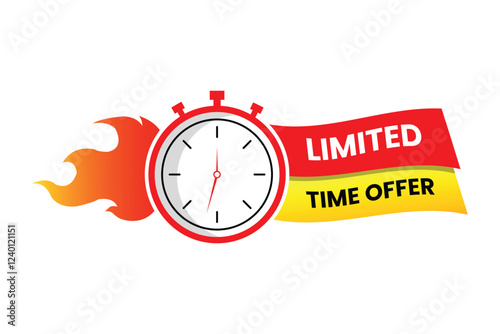 Limited time offer vector  design
