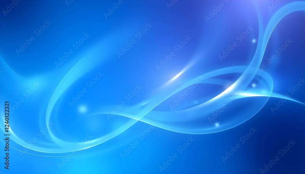 Abstract Blue Light Wave Background with Glowing Particles and Futuristic Energy Flow Design Abstract Blue Light Wave Background with Glowing Particles and Futuristic Energy Flow Design