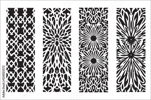 Basic RGBElegant Floral and Geometric Panel
