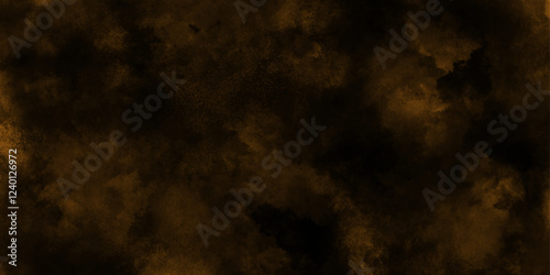 Brown Grunge texture background with grainy effect, brown watercolor background hand-drawn with cloudy strokes of brushes, brown old vintage paper texture with cloudy stains.