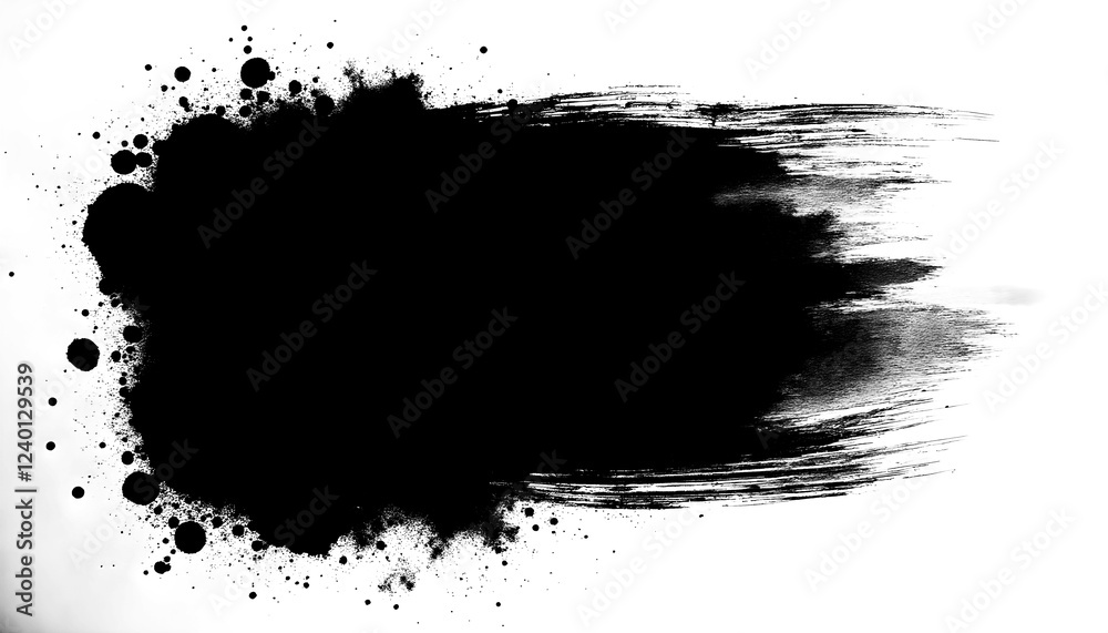 A large, textured black ink splatter with scattered droplets on a transparent background. Ideal for graphic design, abstract art, and creative projects requiring dynamic visuals.
A large, textured black ink splatter with scattered droplets on a transparent background. Ideal for graphic design, abstract art, and creative projects requiring dynamic visuals.