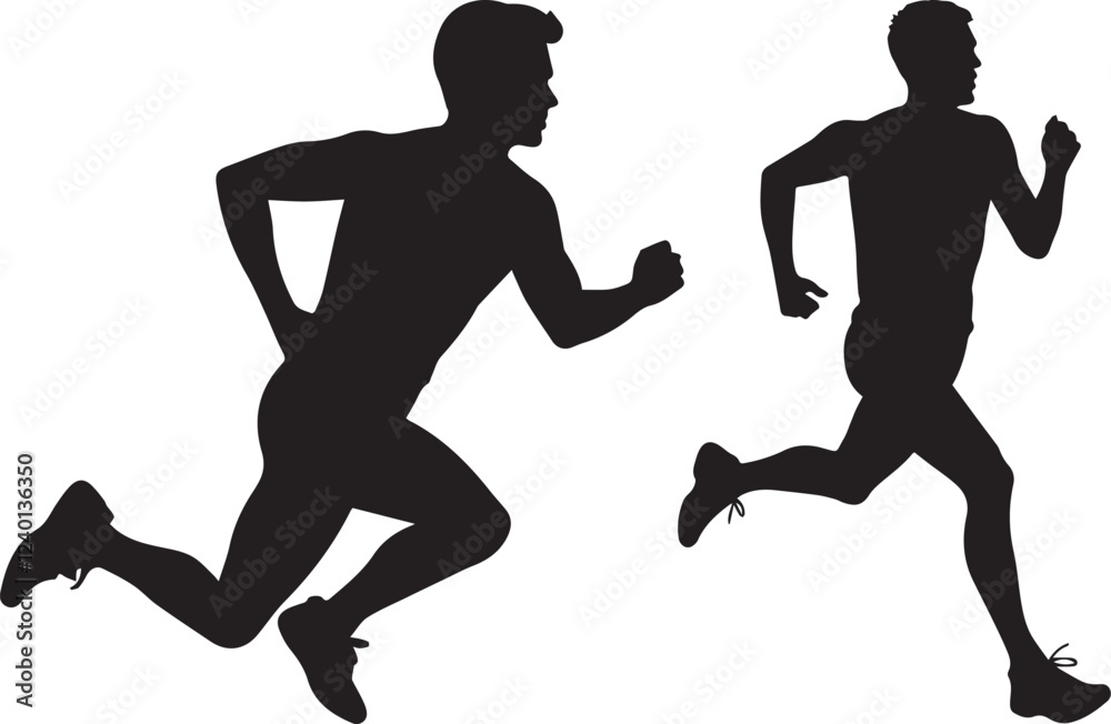 Obraz premium vector silhouette of a man