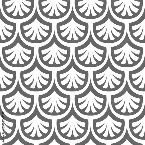 Seamless pattern It has a unique identity. modern geometric background