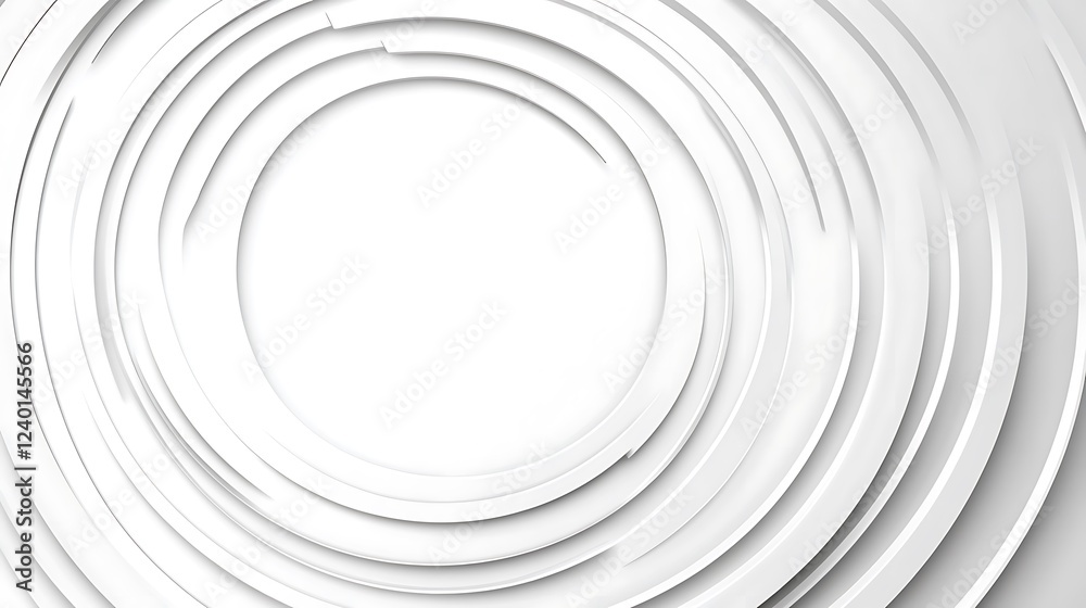 Obraz premium Abstract white circles background
