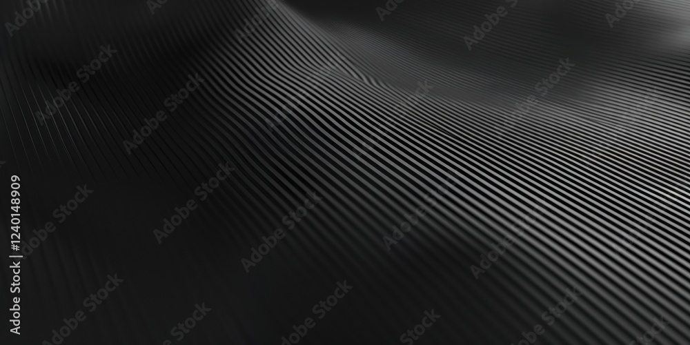 A sophisticated minimalist aesthetic against a jet-black backdrop, Centralized fine diagonal stripes and light dot patterns, Contemporary minimalist style A sophisticated minimalist aesthetic against a jet-black backdrop, Centralized fine diagonal stripes and light dot patterns, Contemporary minimalist style