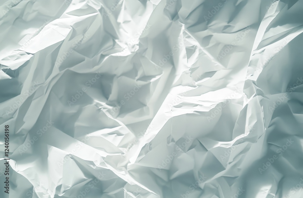 Obraz premium Crumpled paper texture, studio light, background design