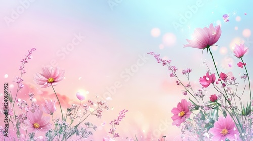 A soft, light pastel pink backdrop with a peaceful, subtle vibe, evoking feelings of calmness and serenity.