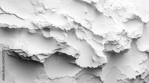 Abstract White Texture Background Monochrome 3D Rendered Modern Minimalist Design Digital Art High  
