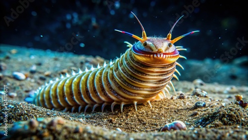 Bobbit Worm Ambush: Night Dive Macro in Lembeh Strait, Indonesia photo