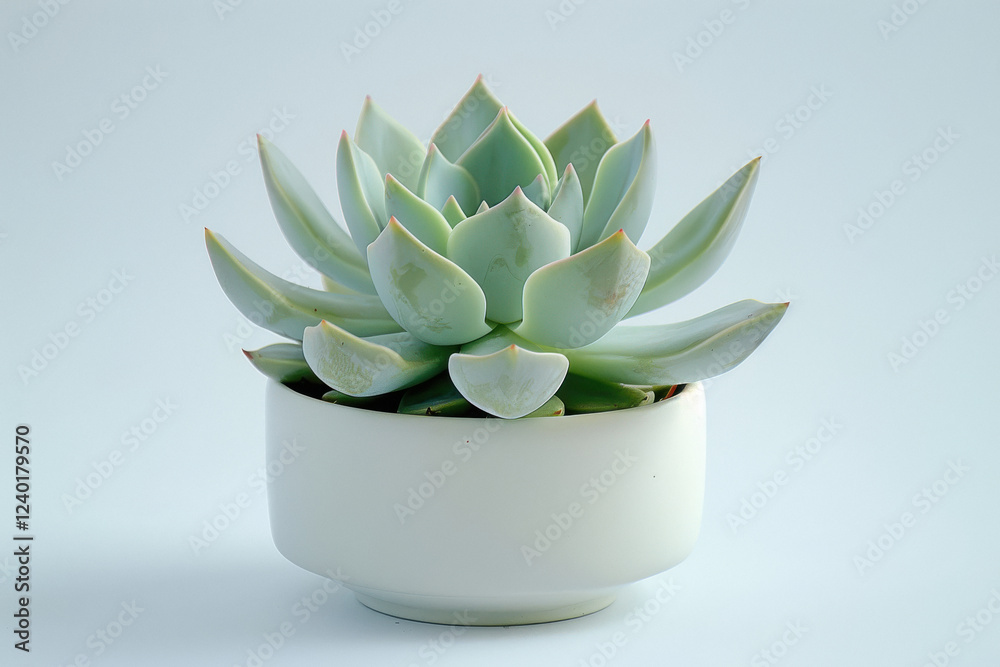 a complete of small succulent plant solid stark white background. a complete of small succulent plant solid stark white background.