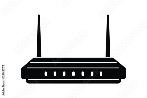 Wifi Router silhouette vector art design.eps