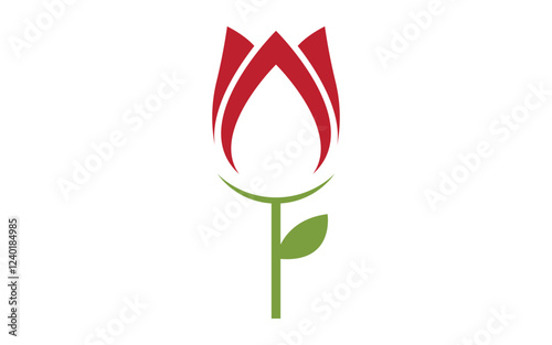 Beauty florist Shop icon logo design template