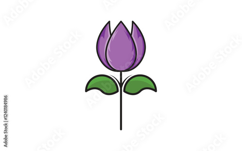 Beauty florist Shop icon logo design template