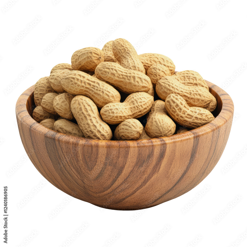 Nuts in a rustic wooden bowl creating a rustic and inviting display for snack enthusiasts Nuts in a rustic wooden bowl creating a rustic and inviting display for snack enthusiasts
