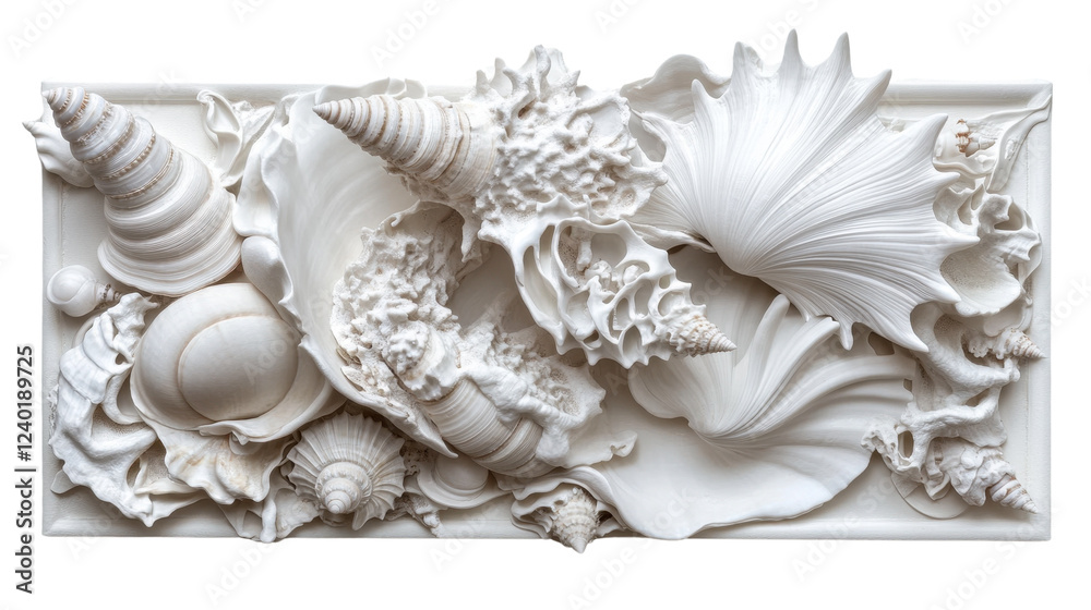 Isolated Seashell on White Background Isolated Seashell on White Background