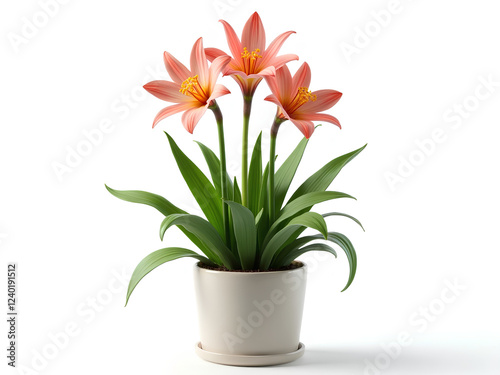 Flowers on a white background